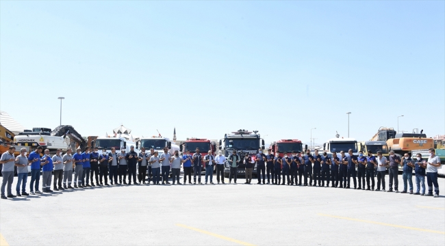 Konya'dan Muğla'ya 23 araç daha gönderildi