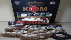 Nevşehir'de kaçak tütün operasyonu