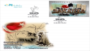 PTT'den "Sakarya Meydan Muharebesi'nin 100. Yılı" konulu anma pulu