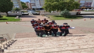 Seydişehir'de kablo hırsızları suçüstü yakalandı