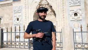 Sivas'ın tarihi eserleri Fransız drone pilotunu mest etti