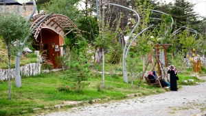 Sivas'taki "Hobbit Evleri" normalleşme sürecinde ilgi görüyor