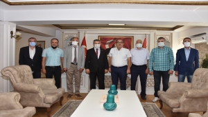 TSYD Konya'dan Dinç'e hayırlı olsun ziyareti