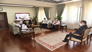 Türkiye Aşçılar Federasyonu Başkanı Açıkgöz'de Vali Işık'a ziyaret