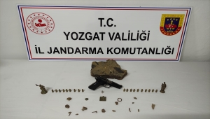 Yozgat'ta tarihi eser niteliği taşıdığı değerlendirilen objeler ele geçirildi
