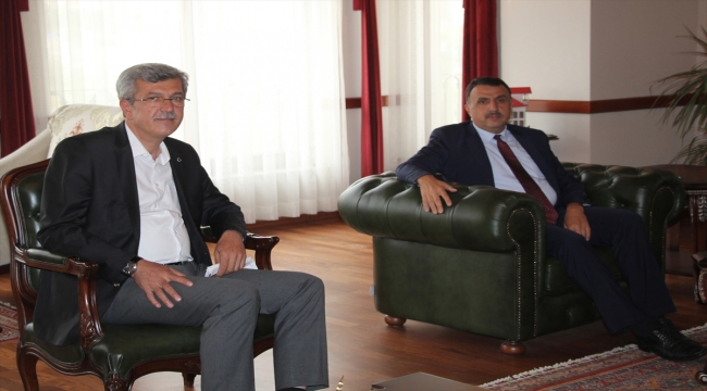 Beypazarı Belediye Başkanı Kaplan, yeni atanan Kaymakam Erdoğan'ı ziyaret etti