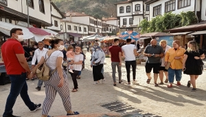 Beypazarı'nda hafta sonunda ziyaretçi yoğunluğu yaşandı