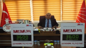 CHP Sivas İl Başkanı Coşkun'dan "3600 ek gösterge" açıklaması