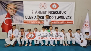 Çubuk Belediyesi Engelsiz Spor Kulübü, Çankırı'daki judo turnuvasında birinci oldu