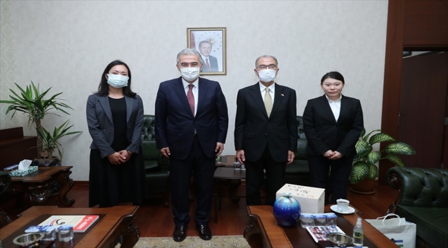 Eskişehir Valisi Ayyıldız, Japon Büyükelçi Suzuki'yi kabul etti