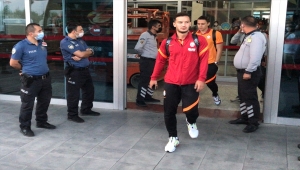 Galatasaray kafilesi Kayseri'ye geldi