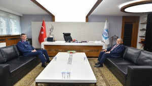 Garnizon Komutanı Hava Pilot Tuğgeneral Vedat Öncel'den Büyükkılıç'a ziyaret