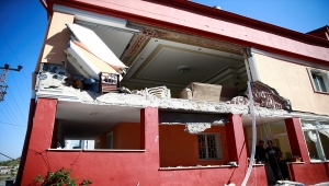 Kayseri'de doğal gaz patlayan evdeki 6 kişi yaralandı