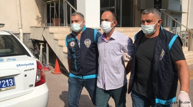 Kayseri'de pencereden düşen kadını aşağı ittiği belirlenen zanlı yakalandı