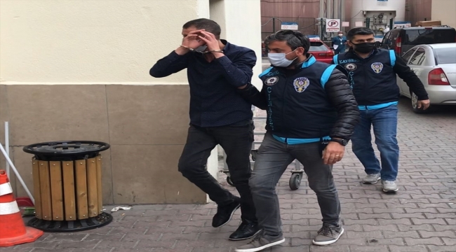 Kayseri'de tabancayla adam yaralama olayına karışan 4 şüpheliden ikisi tutuklandı