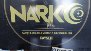 Kayseri'de uyuşturucu operasyonu: 1 gözaltı