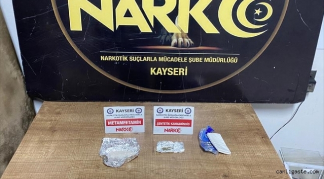 Kayseri'de uyuşturucu operasyonu: 2 kişi yakalandı