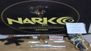 Kayseri'de uyuşturucu operasyonunda 1 kişi yakalandı