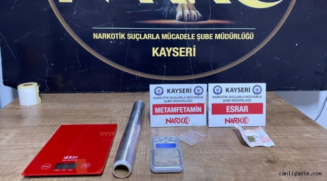 Kayseri'de yolcu otobüsüne uyuşturucu baskını: 2 gözaltı