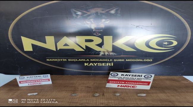 Kayseri'deki uyuşturucu operasyonunda 1 kişi gözaltına alındı