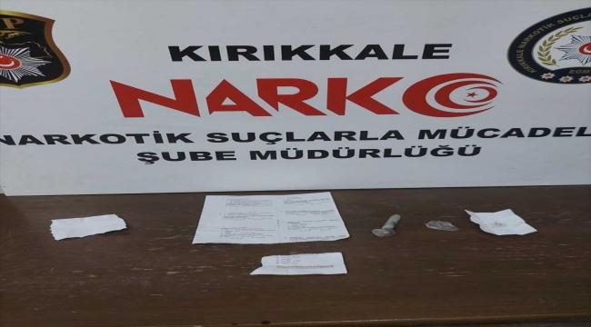 Kırıkkale'de uyuşturucu ticareti iddiasıyla bir şüpheli tutuklandı