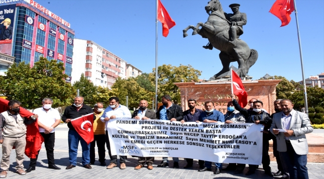 Kırşehir'de Abdallar, Kovid-19 sürecindeki destekler için yetkililere teşekkür etti