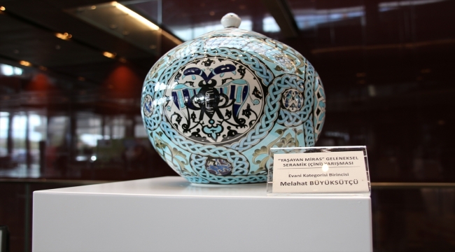 Konya'da "Yaşayan Miras Ulusal Çini Yarışması"nın kazananları belli oldu