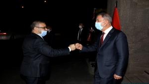 Milli Savunma Bakanı Akar, Libya Yüksek Devlet Konseyi Başkanı El-Meşri ile görüştü