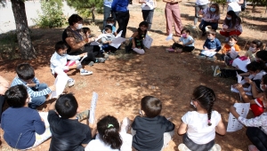 Miniklere doğa bilinci aşılamak için Kırşehir'de, 6 ülke okulu ortak proje uyguladı