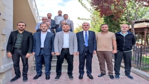 Müftülerden Konya Gazeteciler Cemiyeti'ne nezaket ziyareti