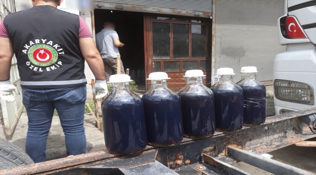 Özel ekip tarafından Konya'da düzenlenen operasyonda 31 bin litre kaçak akaryakıt ele geçirildi