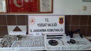 Yozgat'ta tarihi eser operasyonunda 2 şüpheli yakalandı