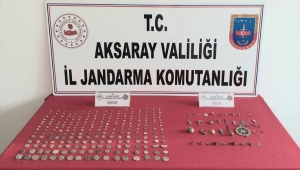 Aksaray'da tarihi eser niteliğinde 279 obje ele geçirildi