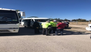 Beyşehir'de okul servis araçları denetlendi