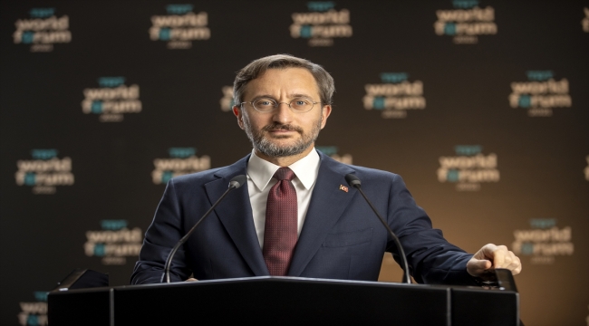 Cumhurbaşkanlığı İletişim Başkanı Altun, "TRT World Forum 2021"in açılışında konuştu:
