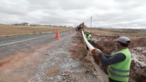 KASKİ, Bünyan ve Sarıoğlan'da terfi hattı imalatı gerçekleştiriyor