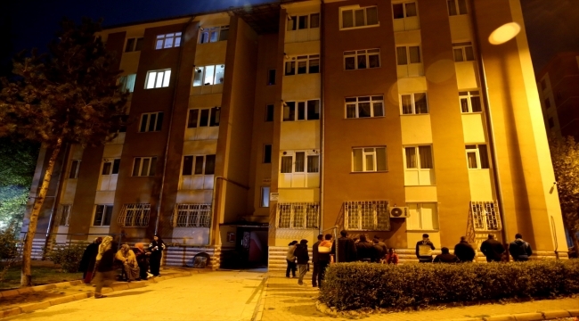 Kayseri'de apartmanın bodrum katında yangın 