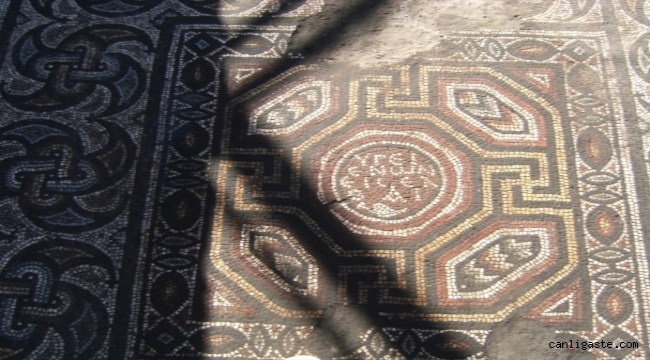 Kayseri İncesu'da Geç Roma-Erken Bizans dönemine ait mozaikli yapı bulundu