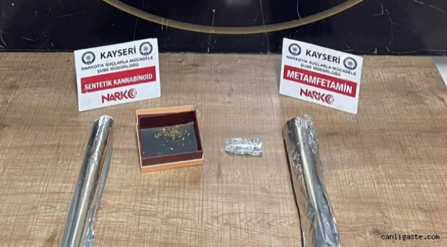 Kayseri'de uyuşturucu operasyonu: 1 satıcı yakalandı