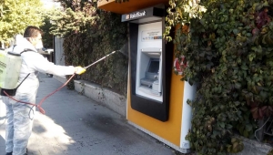 Kırıkkale'de dezenfekte çalışmaları sürüyor