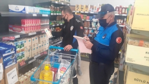 Kırıkkale'de zabıta ekiplerinden market denetimi