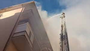 Kırşehir'de çatı ve tır yangını