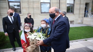 KKTC Cumhurbaşkanı Tatar, Eskişehir ziyaretinde açıklamalarda bulundu: