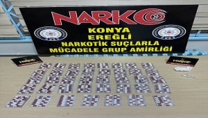 Konya'da uyuşturucu operasyonunda 3 zanlı tutuklandı