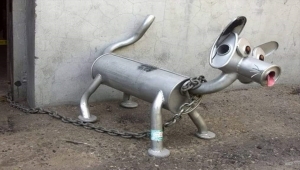 Konyalı metal ustası atık malzemeleri sanat eserine dönüştürüyor