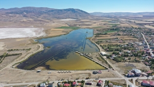 Kuraklıktan etkilenen Ulaş Gölü'nde balık ölümlerini önlemek için çalışma başlatıldı
