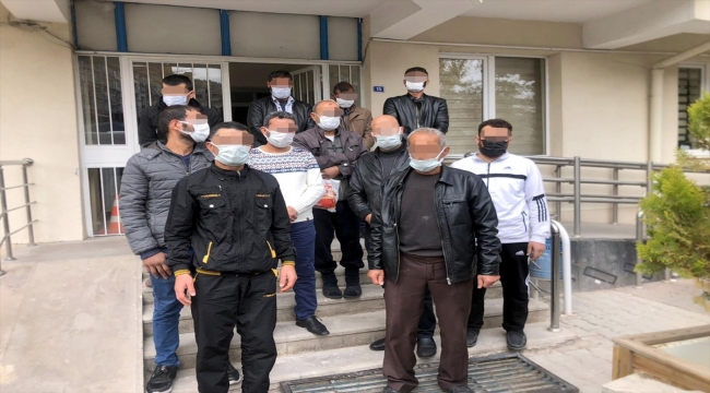 Nevşehir'de yabancı uyruklu 11 şüpheli sınır dışı edilecek