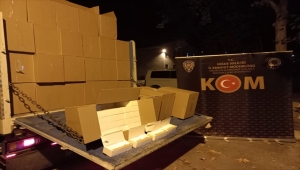 Niğde'de 7 milyon 250 bin makaron ele geçirildi