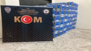 Niğde'de kamyonda 3 milyon 70 bin makaron ele geçirildi