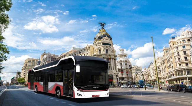 Otokar'ın elektrikli otobüsü Kent Electra'nın Avrupa tanıtımları devam ediyor